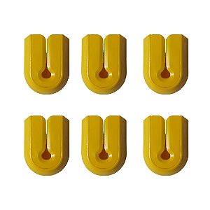 Abridor Para Sache Katchup Com Fixador Dupla Face Kit C/ 06 Amarelo - Khort