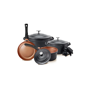 Jogo de 4 Panelas Premier Black LC1849 Le Cook