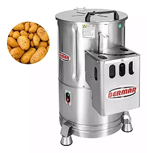 Descascador De Batata Elétrico 10 kg Inox Bivolt BM159 NR - Bermar