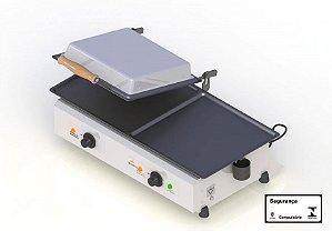 Chapa Sanduicheira Elétrica Conjugada SCE-70 - Tedesco