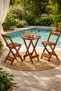 CONJUNTO BISTRO C/ 2 CADEIRAS - INCOBEL