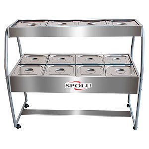 Buffet Combinado - 8 e 4 Cubas SPL-508CO 220v - Spolu