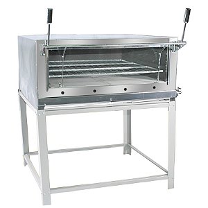 FORNO GUILHOTINA 80X60 A GÁS INOX 430 - BRASCHAMA