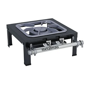 Fogão 1 Boca 30x30 Dupla de Mesa S2000 Metalmaq