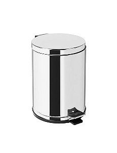 Lixeira com Pedal e Recipiente Interno, Corpo e Tampa em Aço Inox 10,5L 3567 - Viel