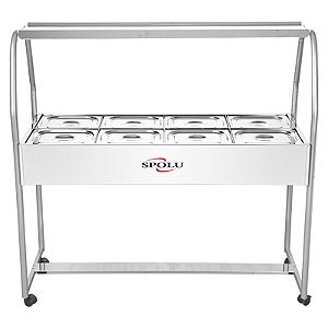 Buffet Térmico - 8 Cubas SPL-509 127v - SPOLU