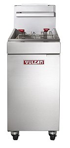 Fritadeira a Gás 2 Cubas 30Kg 3 Queimadores LG300-2B 90.000 BTU/H - Vulcan