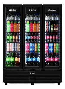Refrigerador Expositor 3 Portas 1102 Lts Full Black G3T42 BIVOLT - Imbera