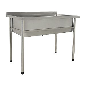 Tanque 116x68x96 C/1 Cuba 100x50x33 Inox 304 Codigo 007500 - Imeca
