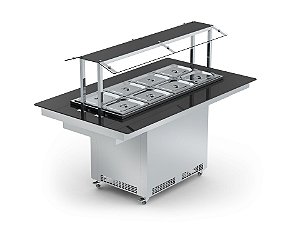 New Buffet Restaurante Central Frio NBRCF 8 Cubas - Refrimate