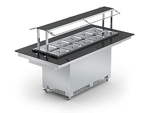 New Buffet Restaurante Central Frio NBRCF 10 Cubas - Refrimate