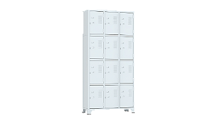 Roupeiro Gra 1-12 - 1,96 x 0,93 x 0,36cm 12 Portas - Amapa