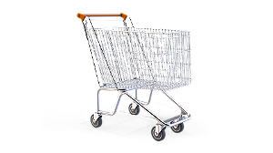 Carrinho de Compras 160L Simples Galvanizado - Amapa