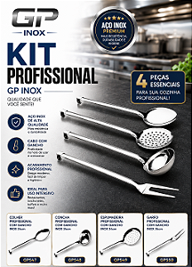 Kit Profissional 4 Peças GP INOX
