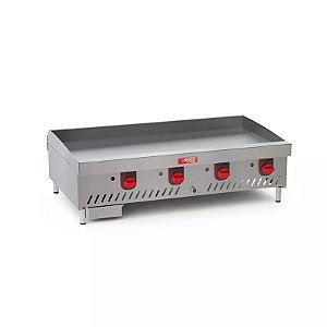 Chapa de Fritura a Gás Modelo Exportação 1,22m 19mm CHEXP1220-G19 - Red Chameleon