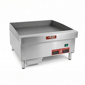 Chapa de Fritura Exportação 61cm 19mm Trifásica 220V CHEXP610-E19 - Red Chameleon