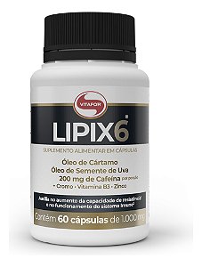 LIPIX 6 60 CAPSULAS 1000MG VITAFOR
