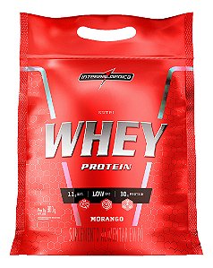 NUTRIWHEY MORANGO POUCH 900G INTEGRALMEDICA