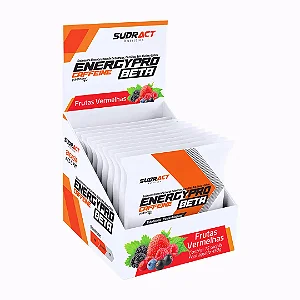DISPLAY ENERGY PRO BETA 450G CX 15UN FRUTAS VERMELHAS SUDRACT NUTRITION