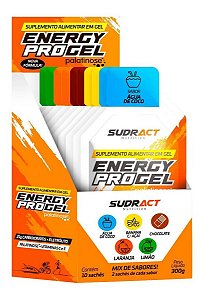 DISPLAY ENERGY PRO GEL  300G CX MIX DE SABORES SUDRACT NUTRITION