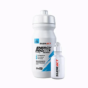 KIT ENERGY PRO GEL SQUEEZE 480G + SQUEEZE 100ML SABOR ÁGUA DE COCO SUDRACT NUTRITION