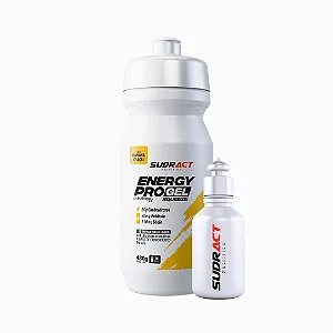 KIT ENERGY PRO GEL SQUEEZE 480G + SQUEEZE 100ML SABOR BANANA/AÇAI SUDRACT NUTRITION
