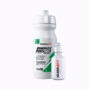 KIT ENERGY PRO GEL SQUEEZE 480G + SQUEEZE 100ML SABOR LIMÃO SUDRACT NUTRITION