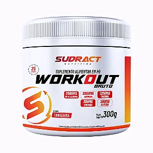 PRE WORKOUT BRUTO 300G SABOR TANJERINA SUDRACT NUTRITION