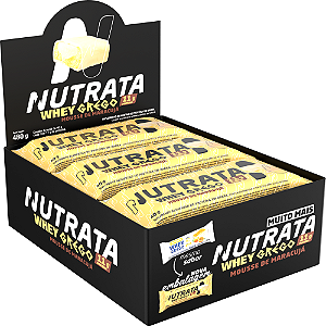 BARRA PROTEICA NUTRATA GREGO BAR MOUSSE DE MARACUJA DISPLAY C/ 12 UN