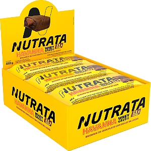 BARRA PROTEICA NUTRATA GREGO BAR HAVANNA BROWNIE DE CHOCOLATE DISPLAY C/ 12 UN