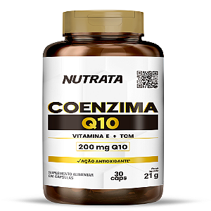 COENZIMA Q10 200MG 30CAPS - NUTRATA