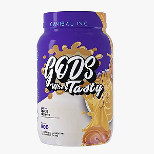 GODS WHEY TASTY 900G DOCE DE LEITE CANIBAL INC