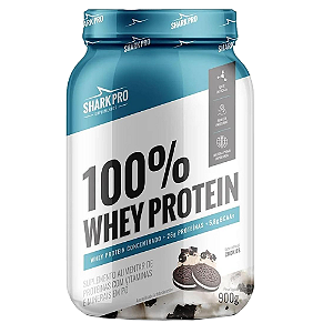 100% WHEY PROTEIN POTE 900G - COOKIES SHARK PRO