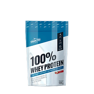 100% WHEY PROTEIN POUCH 900G - MORANGO SHARK PRO