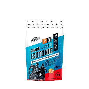ISOTONICO - 1KG - MORANGO C/ MARACUJA SHARK PRO
