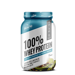 100% WHEY PROTEIN POTE 900G - PISTACHE SHARK PRO