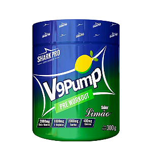 V9 PUMP - PRE TREINO 300G - REFRIGERANTE LIMAO SHARK PRO