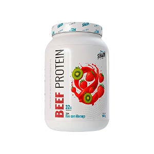 WHEY BEEF PROTEIN - SABOR MORANGO/KIWI - 900G SHARK PRO