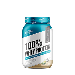 100% WHEY PROTEIN POTE 900G - BAUNILHA SHARK PRO