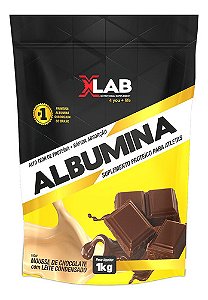 ALBUMINA 1KG MOUSSE CHOC. C/LEITE CONDENSADO X-LAB