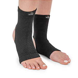 TORNOZELEIRA ELASTICA BAMBOO PRETA G HIDROLIGHT