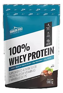 100% WHEY PROTEIN POUCH 900G - AVELÃ SHARK PRO