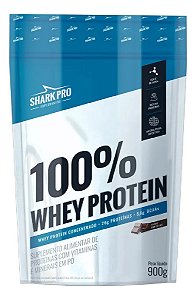 100% WHEY PROTEIN POUCH 900G - CHOCOLATE SHARK PRO
