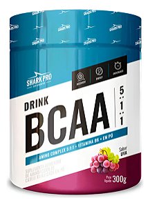 BCAA EM PO - BCAA DRINK 5:1:1 - 300G -  UVA SHARK PRO