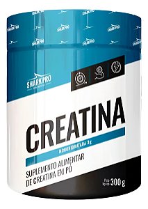 CREATINA MONOHIDRATADA 300G - SABOR NATURAL SHARK PRO