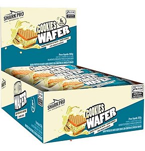 SHARK WAFER PROTEICO COOKIES  DISPLAY 12UN 25G  SHARK PRO