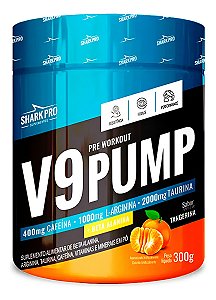 V9 PUMP - PRE TREINO 300G - TANGERINA SHARK PRO