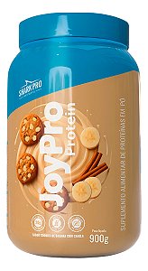 WHEY PROTEIN JOYPRO POTE 900G - BOL BANANA C/ CANELA SHARK PRO