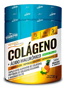 COLAGENO C/VERISOL E HIALURONICO - 230GR - ABACAXI C/ HORTELA SHARKPRO