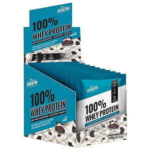 SACHE 100% WHEY COOKIES - 40GR - CX C/ 10 UND SHARKPRO